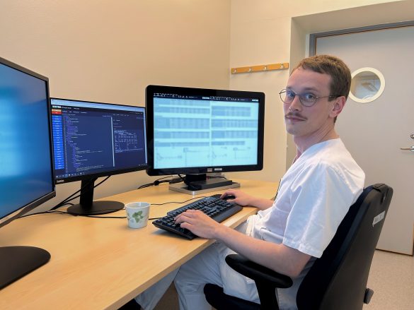 Kristian Valind på Skånes universitetssjukhus